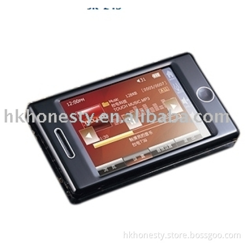 Touch screen mp4 player-2.4" high clear TFT screen